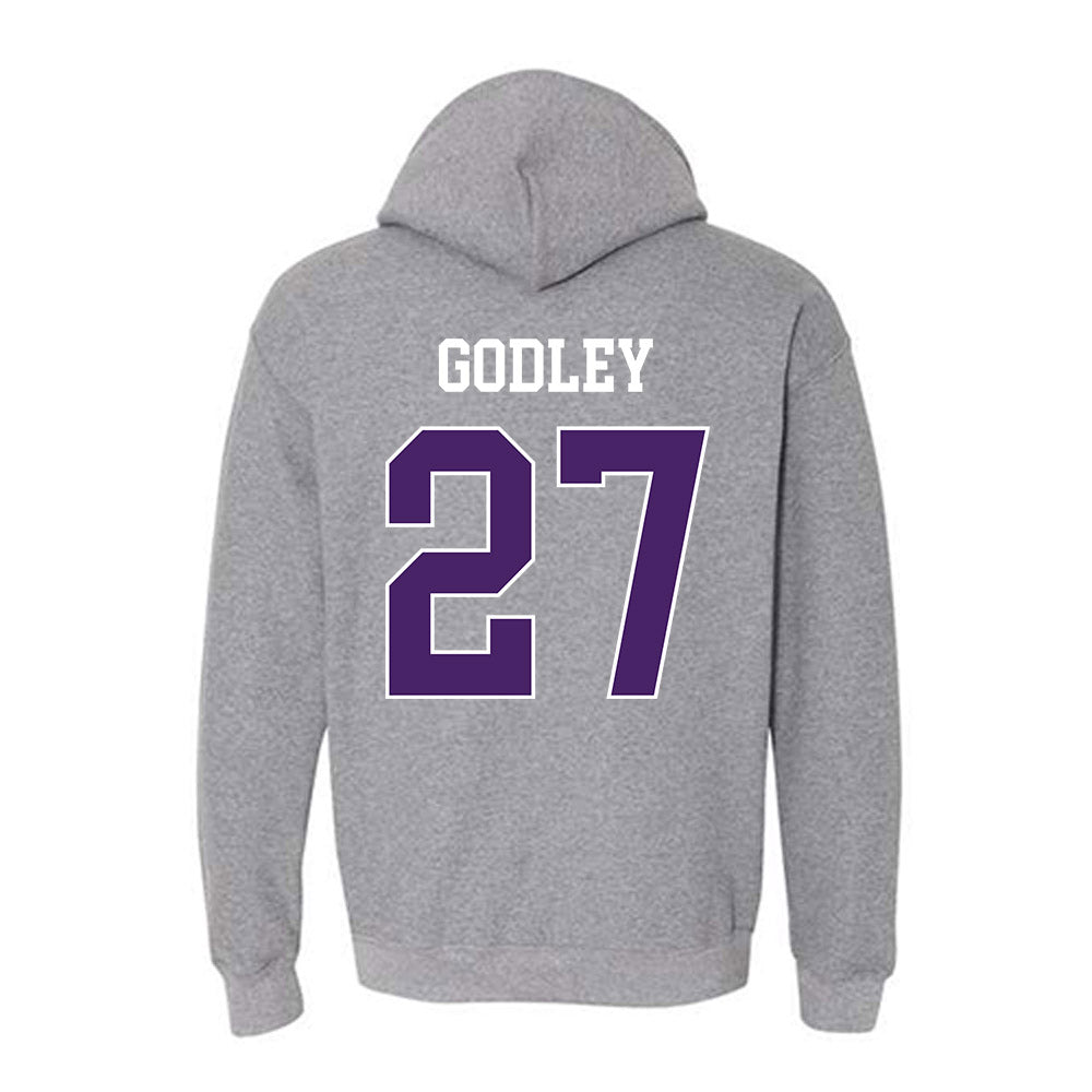 Weber - NCAA Football : Davion Godley - Classic Shersey Hooded Sweatshirt-1