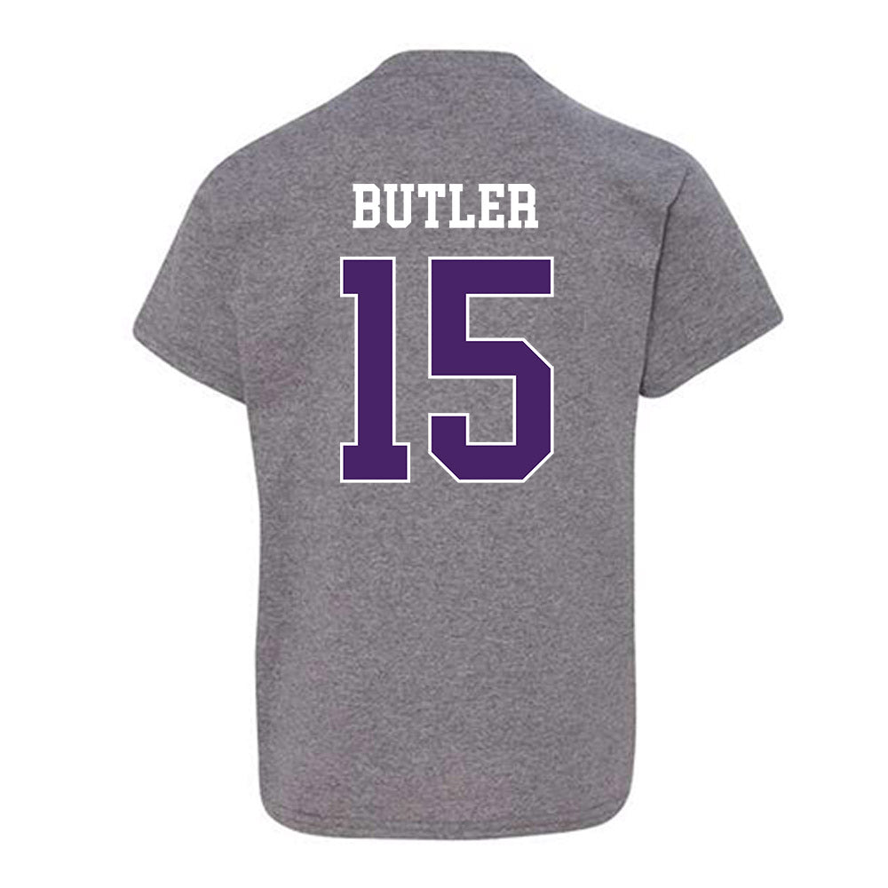 Weber - NCAA Football : Clarence Butler - Classic Shersey Youth T-Shirt-1