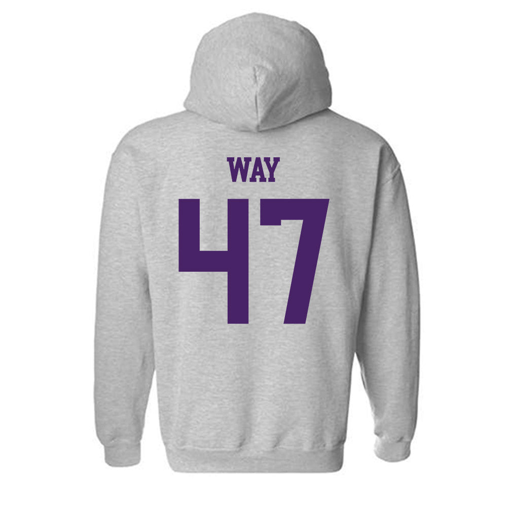 Weber - NCAA Football : Henry Way - Classic Shersey Hooded Sweatshirt-1