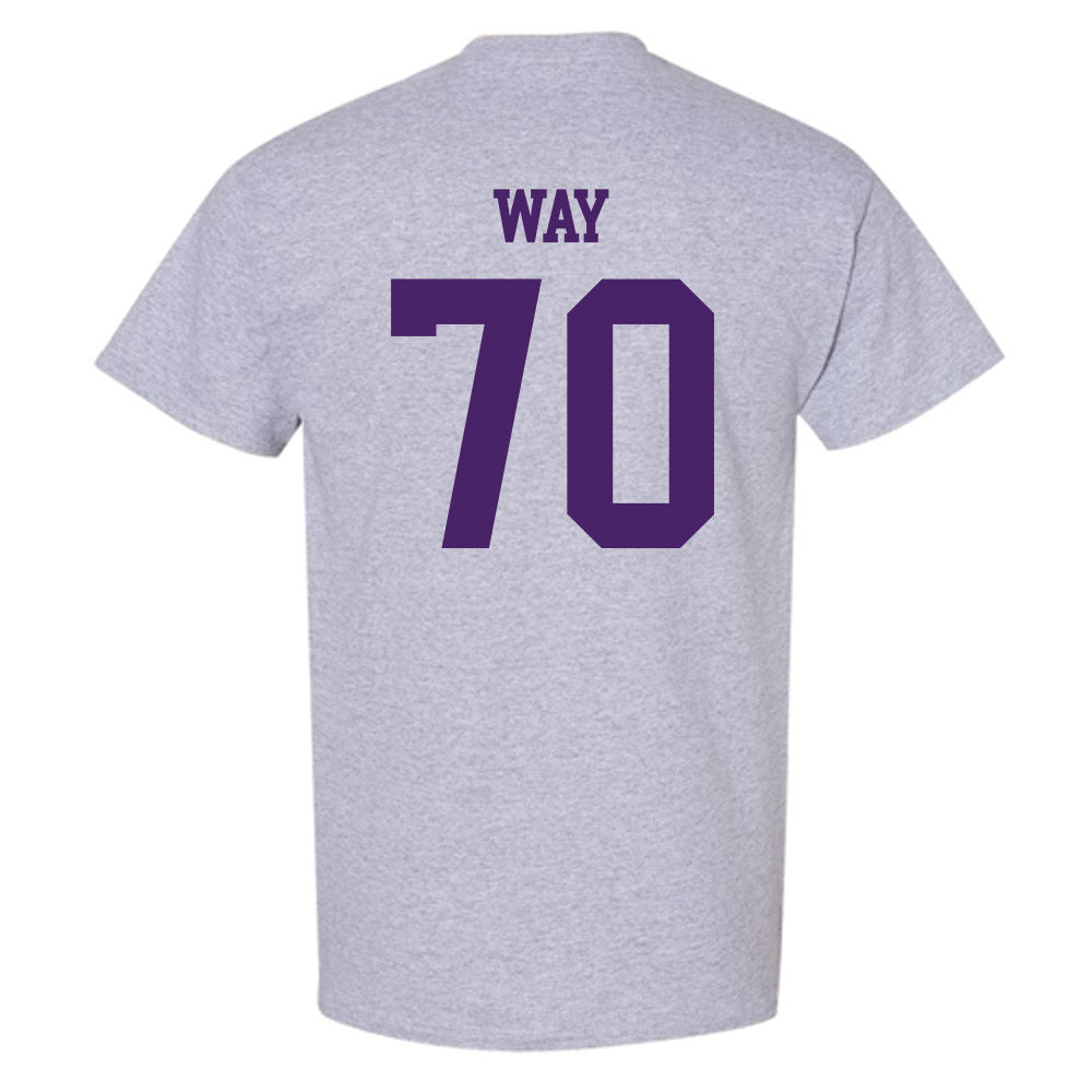 Weber - NCAA Football : Will Way - Classic Shersey T-Shirt-1