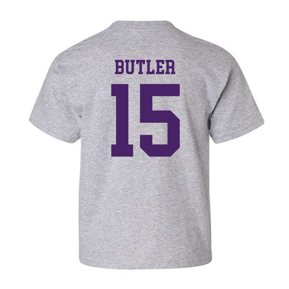 Weber - NCAA Football : Clarence Butler - Classic Shersey Youth T-Shirt-1