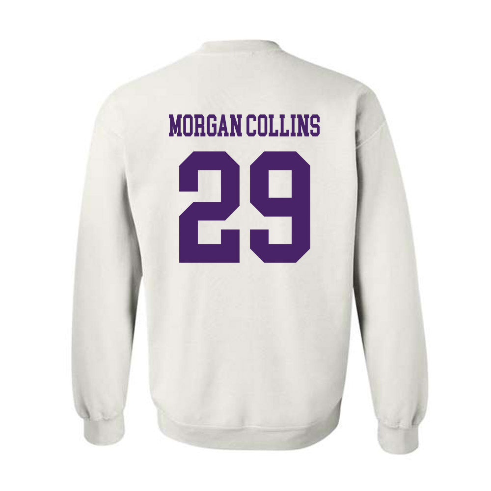 Weber - NCAA Football : Davonta Morgan collins - Classic Shersey Crewneck Sweatshirt-1