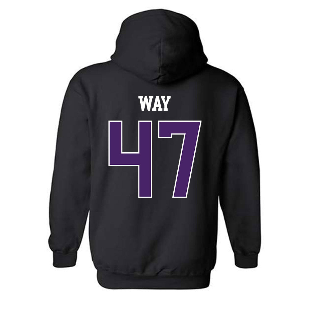 Weber - NCAA Football : Henry Way - Classic Shersey Hooded Sweatshirt-1