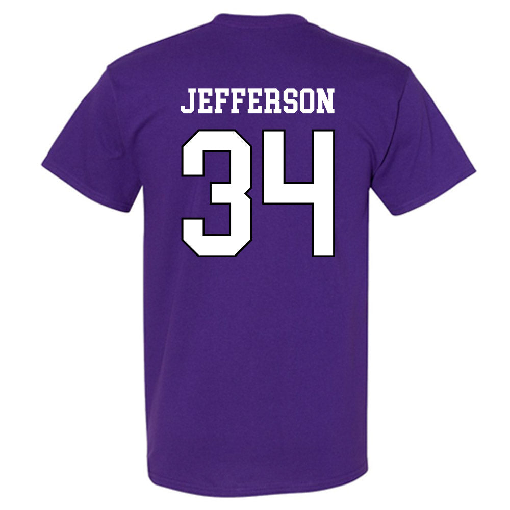 Weber - NCAA Football : Kaleb Jefferson - Classic Shersey T-Shirt-1