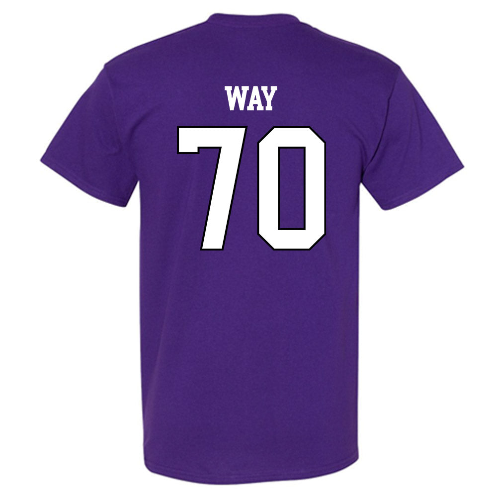 Weber - NCAA Football : Will Way - Classic Shersey T-Shirt-1
