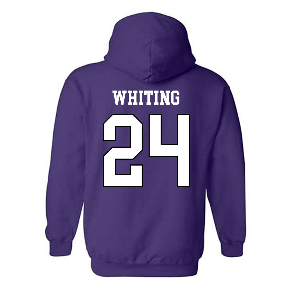 Weber - NCAA Men's Basketball : Jace Whiting - Classic Shersey Hooded Sweatshirt-1