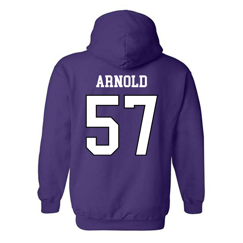 Weber - NCAA Football : Donovan Arnold - Classic Shersey Hooded Sweatshirt-1