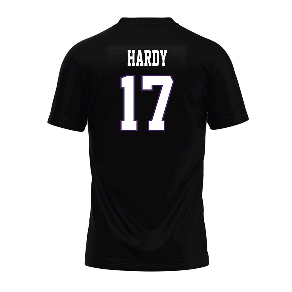 Weber - NCAA Football : Joshua Hardy - Black Premium Football Jersey-1
