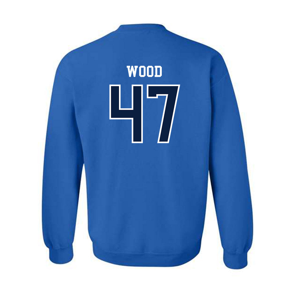 UWF - NCAA Football : Hunter Wood - Classic Shersey Crewneck Sweatshirt-1