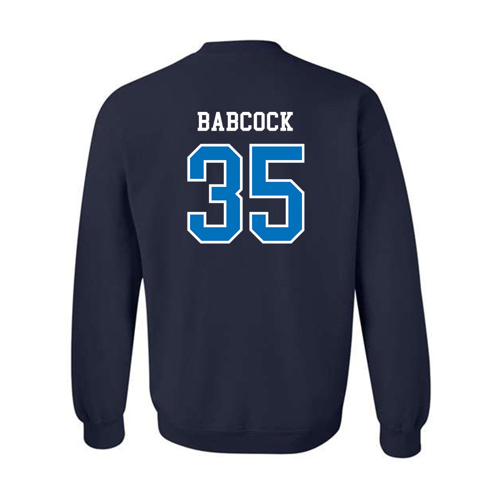 UWF - NCAA Baseball : Ethan Babcock - Classic Shersey Crewneck Sweatshirt-1