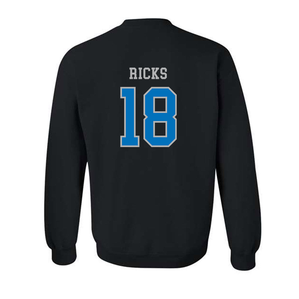 UWF - NCAA Baseball : Tucker Ricks - Classic Shersey Crewneck Sweatshirt-1