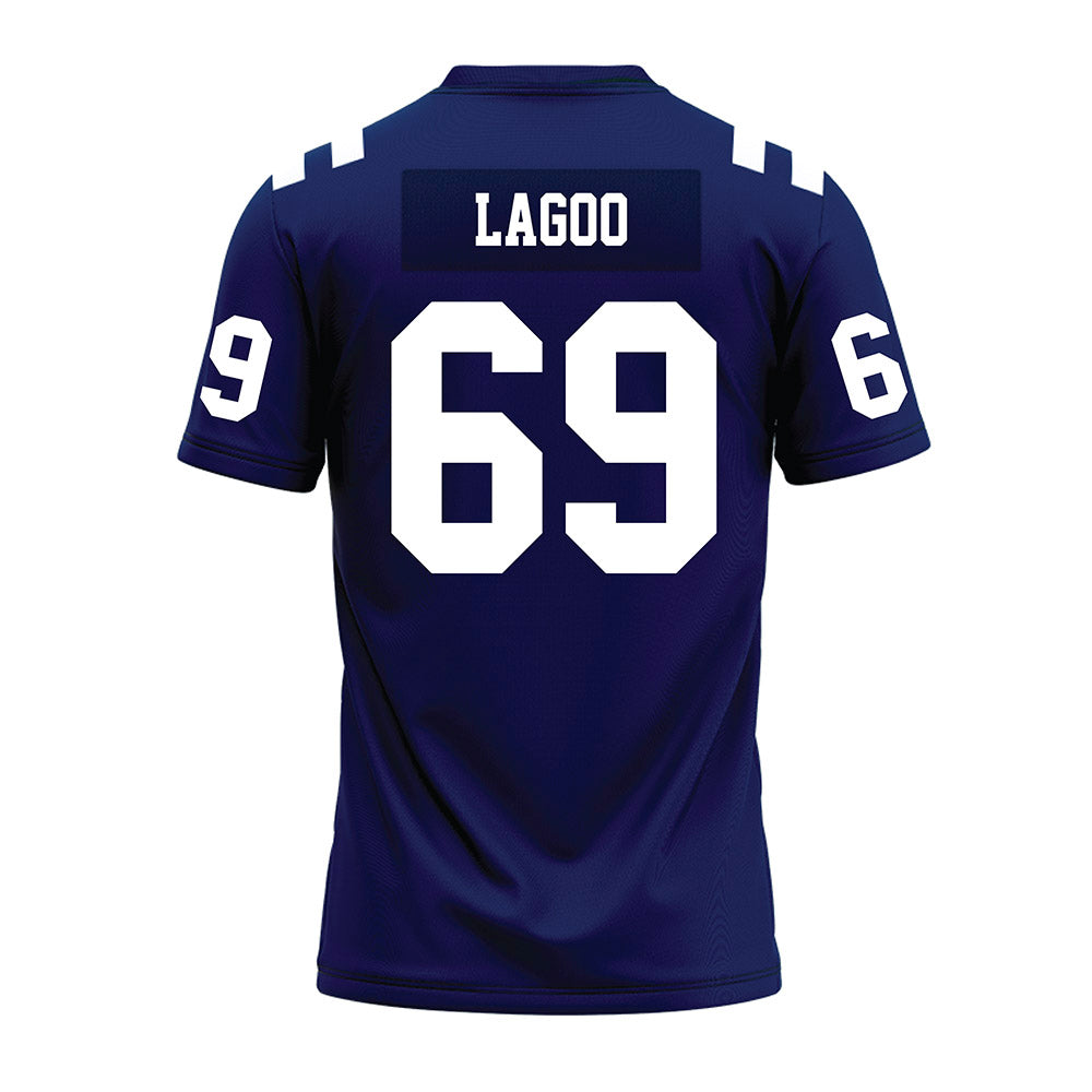San Diego - NCAA Football : Mataniufeagaimaleata Lagoo - Blue Premium Football Jersey-1