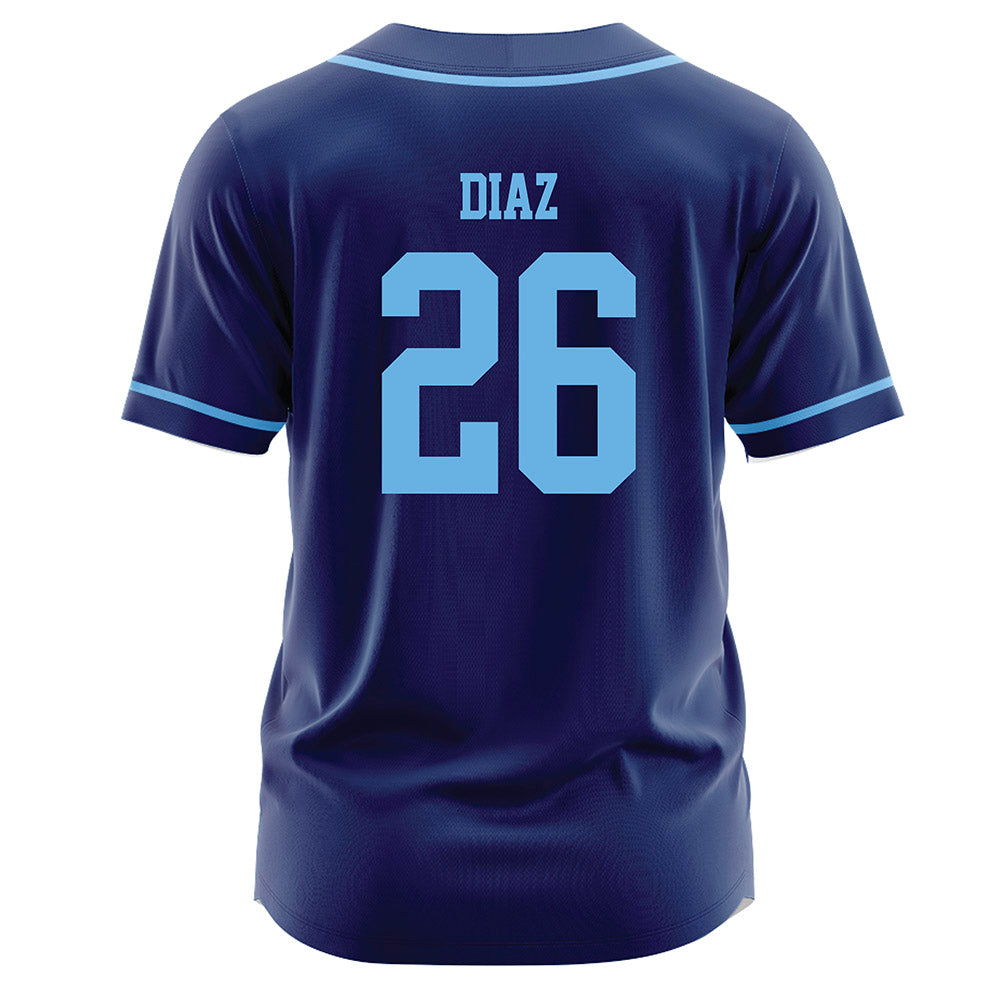San Diego - NCAA Softball : Abrielle Diaz - Blue Jersey-1