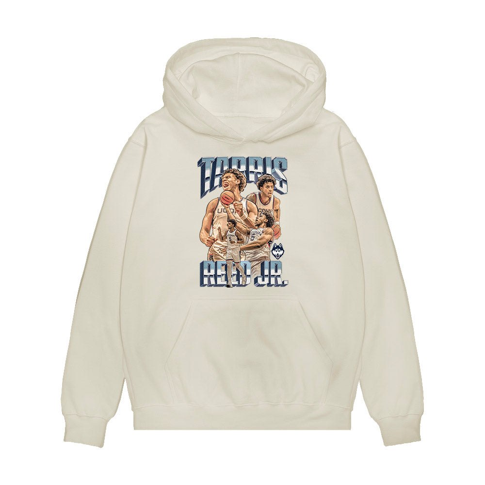 UConn - NCAA Men's Basketball : Tarris Reed - Collage Premium Hooded Sweatshirt-0