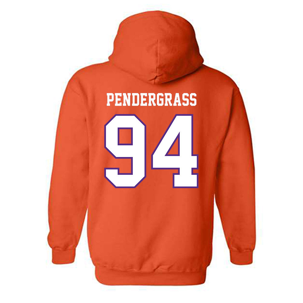 Clemson - NCAA Football : Chapman Pendergrass - Replica Shersey Hooded Sweatshirt-1