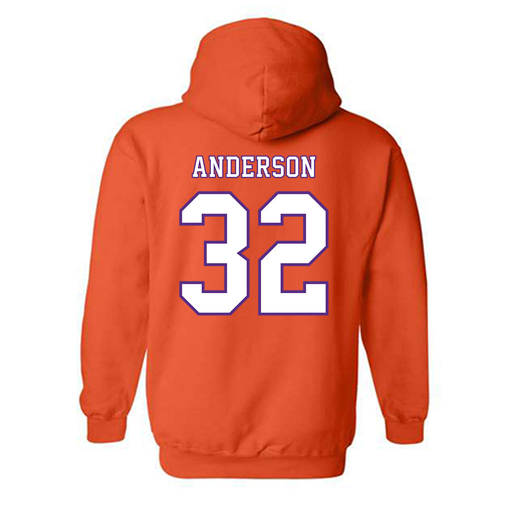 Clemson - NCAA Football : Jamal Anderson - Replica Shersey Hooded Sweatshirt