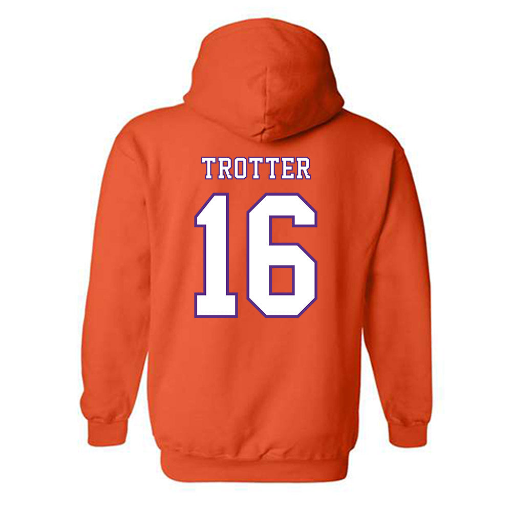 Clemson - NCAA Football : Cade Trotter - Replica Shersey Hooded Sweatshirt-1