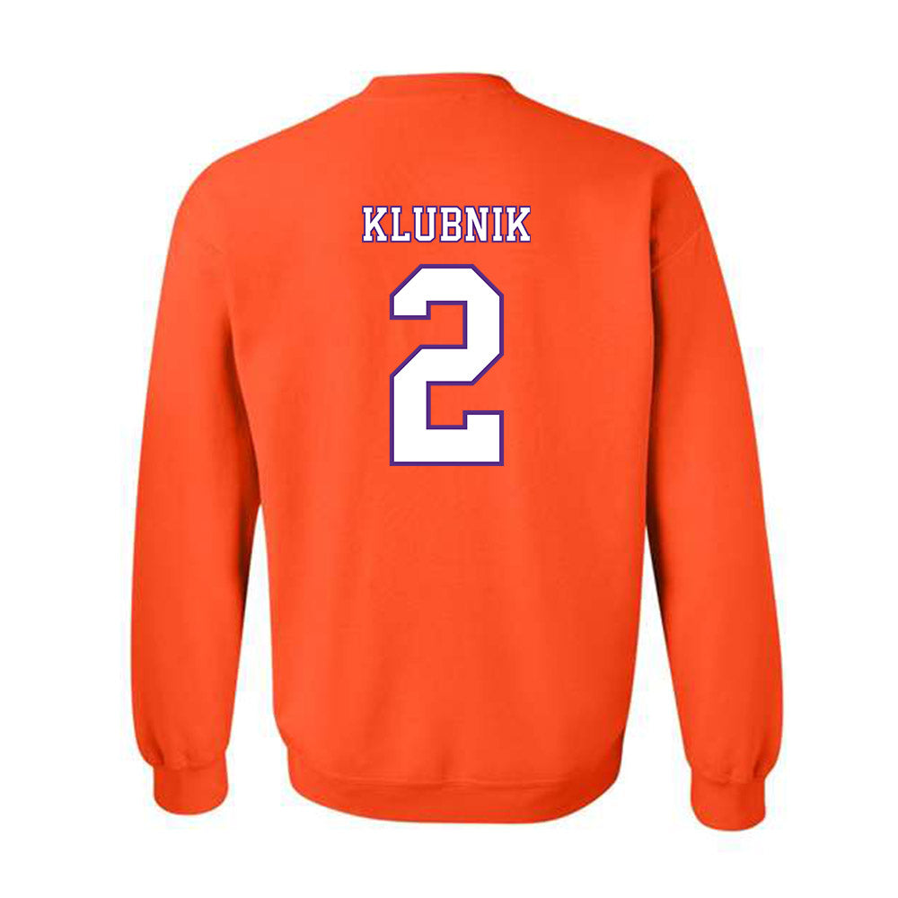 Clemson - NCAA Football : Cade Klubnik - Replica Shersey Crewneck Sweatshirt-1
