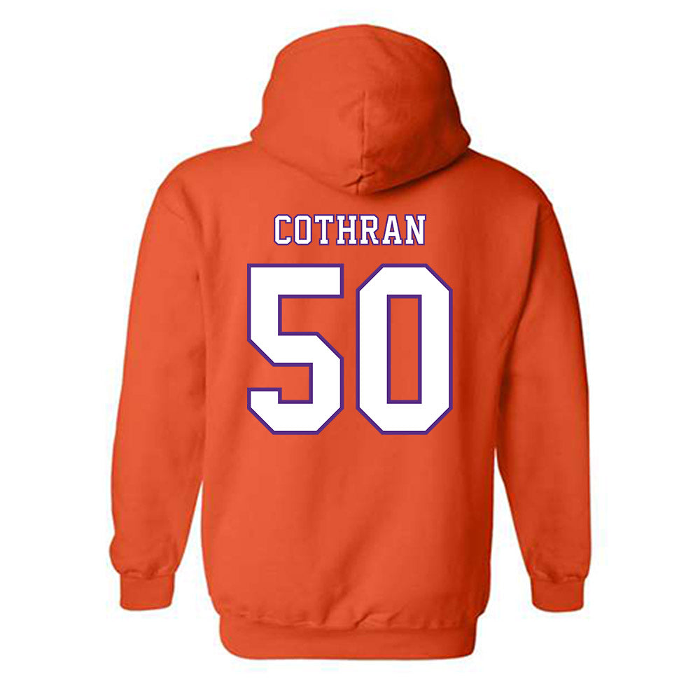 Clemson - NCAA Football : Fletcher Cothran - Replica Shersey Hooded Sweatshirt-1
