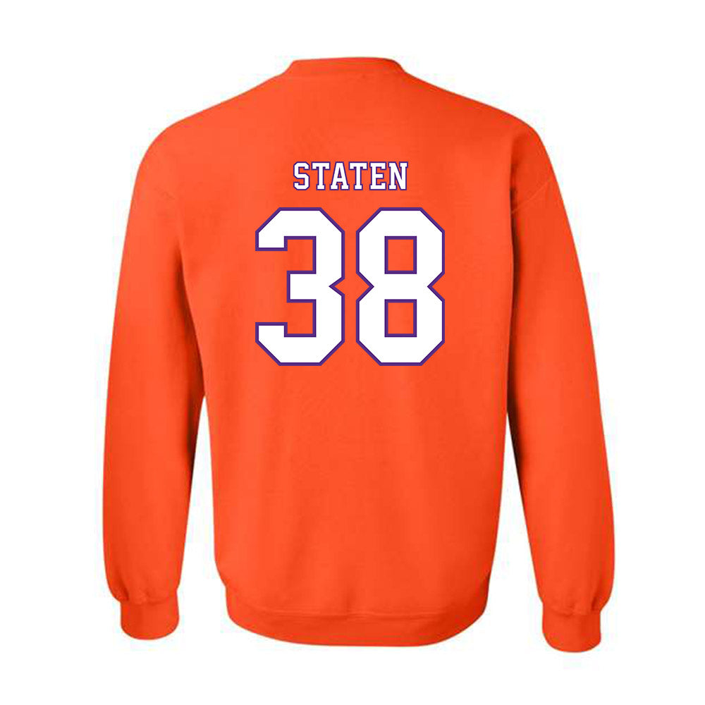 Clemson - NCAA Football : Dominic Staten - Replica Shersey Crewneck Sweatshirt-1