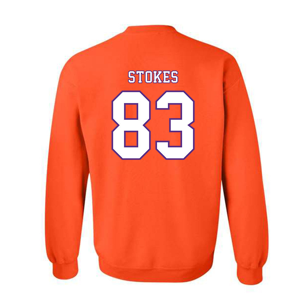 Clemson - NCAA Football : Ethan Stokes - Replica Shersey Crewneck Sweatshirt-1