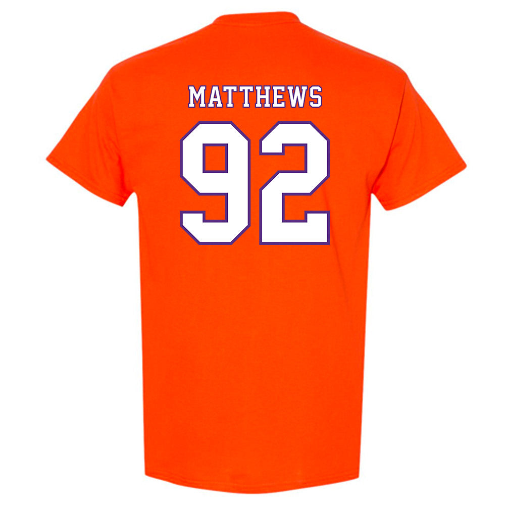 Clemson - NCAA Football : Levi Matthews - Replica Shersey T-Shirt-1