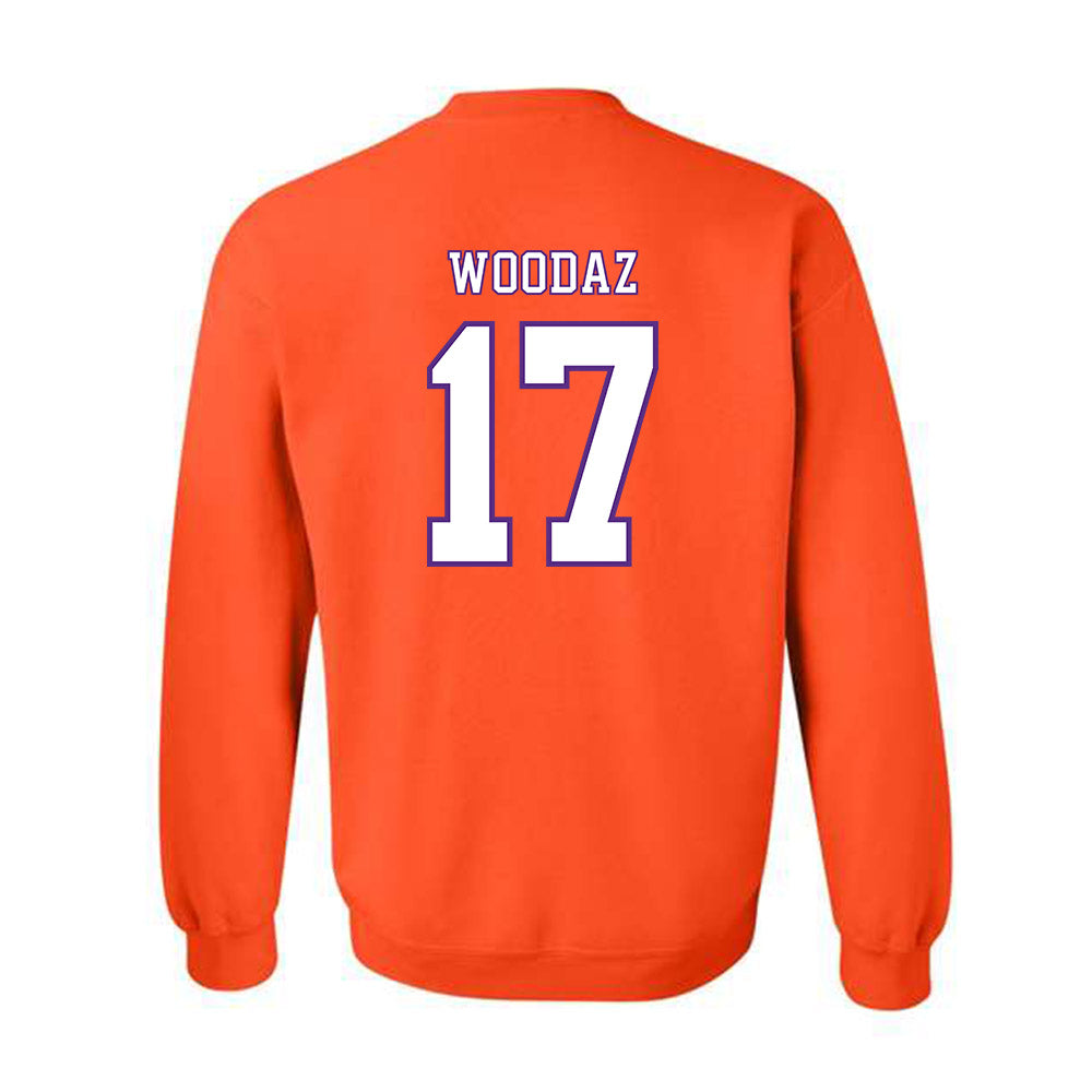 Clemson - NCAA Football : Wade Woodaz - Replica Shersey Crewneck Sweatshirt-1