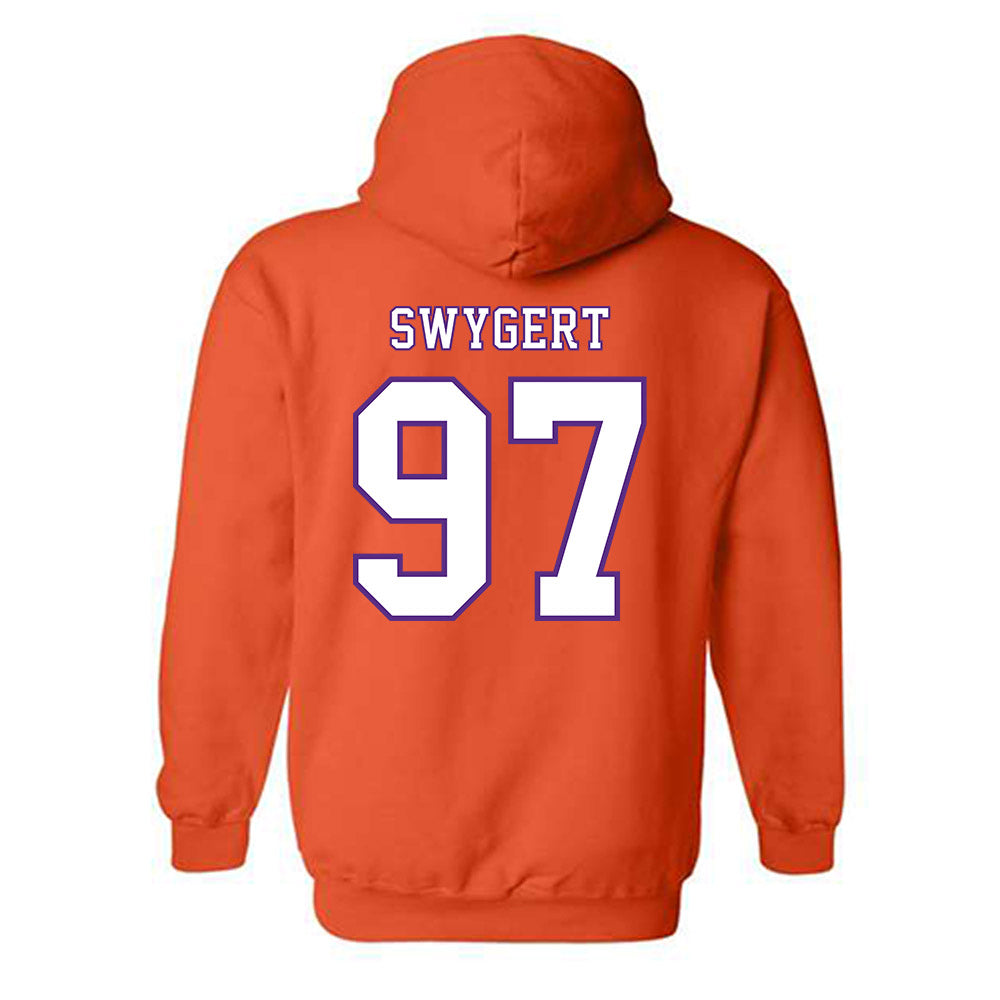 Clemson - NCAA Football : Patrick Swygert - Replica Shersey Hooded Sweatshirt-1