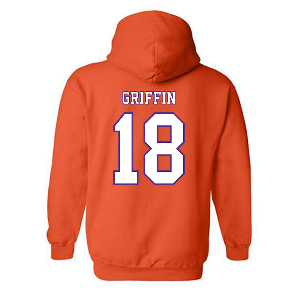 Clemson - NCAA Football : Kylon Griffin - Replica Shersey Hooded Sweatshirt