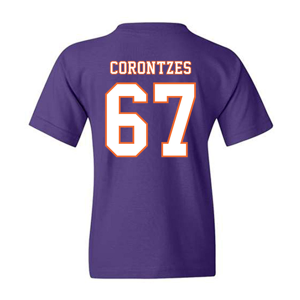 Clemson - NCAA Football : Seth Corontzes - Replica Shersey Youth T-Shirt-1