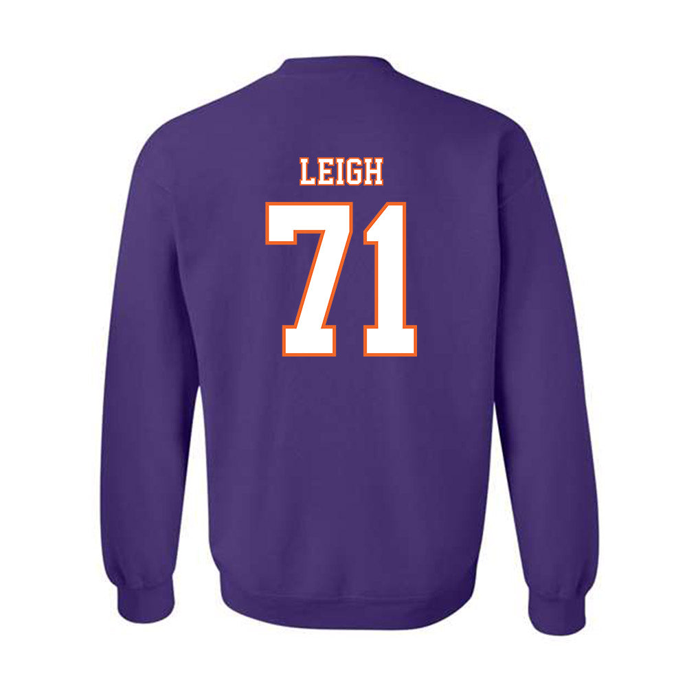 Clemson - NCAA Football : Tristan Leigh - Replica Shersey Crewneck Sweatshirt-1