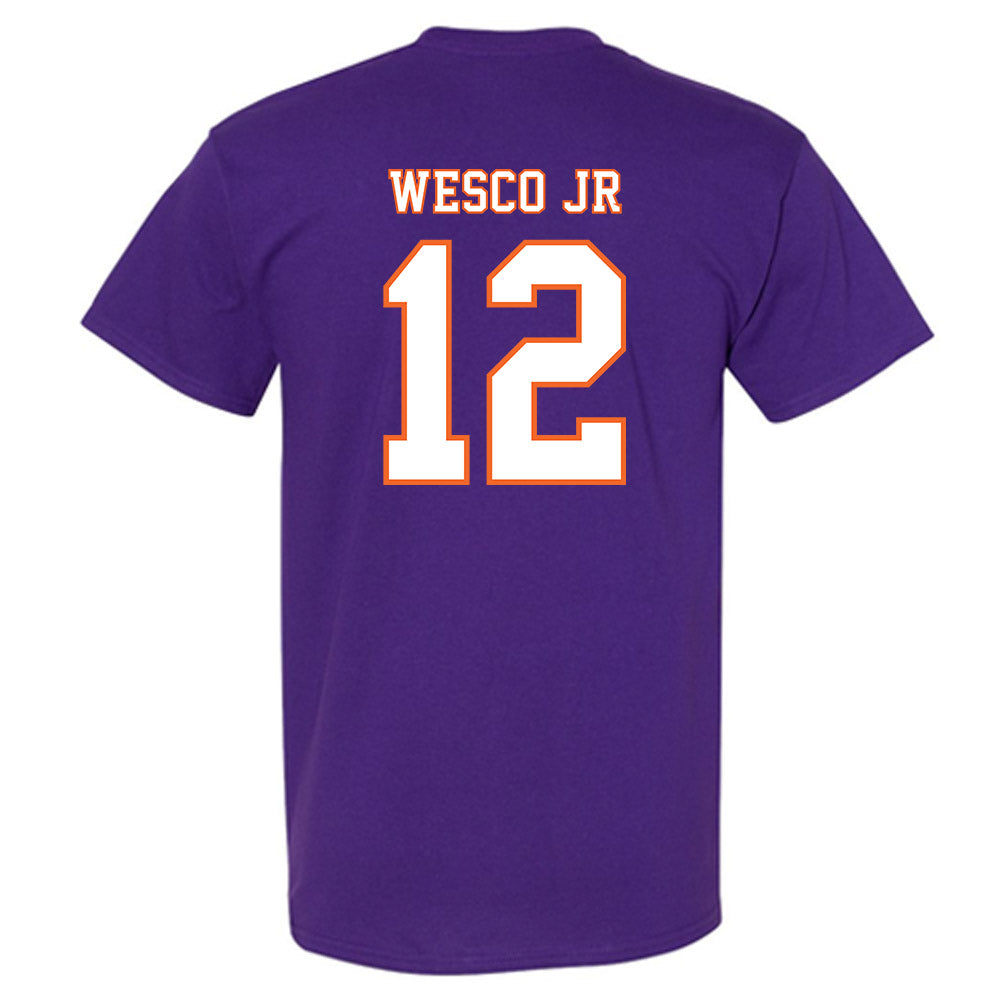 Clemson - NCAA Football : Bryant Wesco Jr - Replica Shersey T-Shirt
