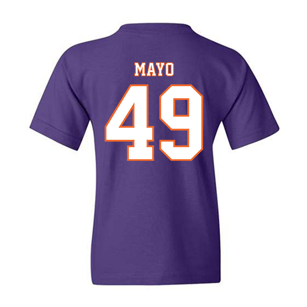 Clemson - NCAA Football : Darien Mayo - Replica Shersey Youth T-Shirt-1