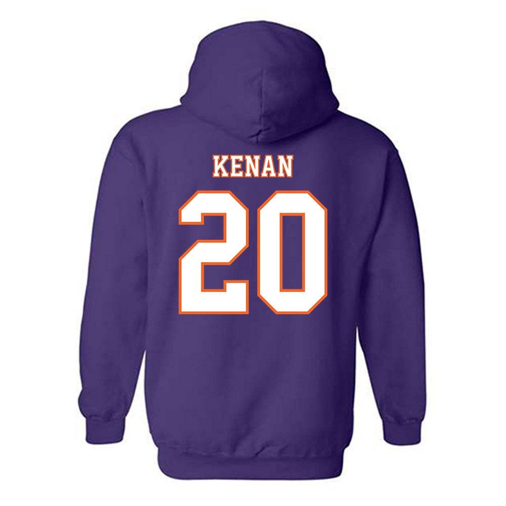Clemson - NCAA Football : Jakarrion Kenan - Replica Shersey Hooded Sweatshirt-1
