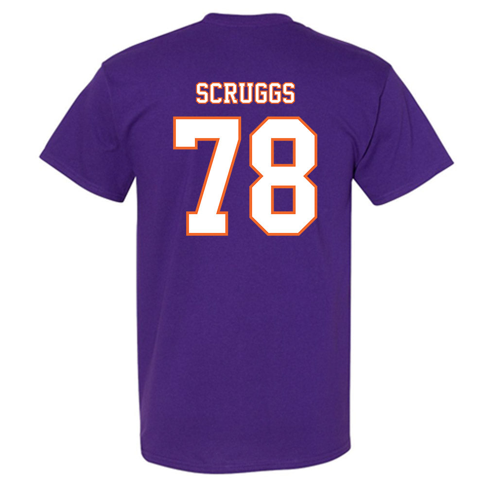 Clemson - NCAA Football : Carter Scruggs - Replica Shersey T-Shirt-1