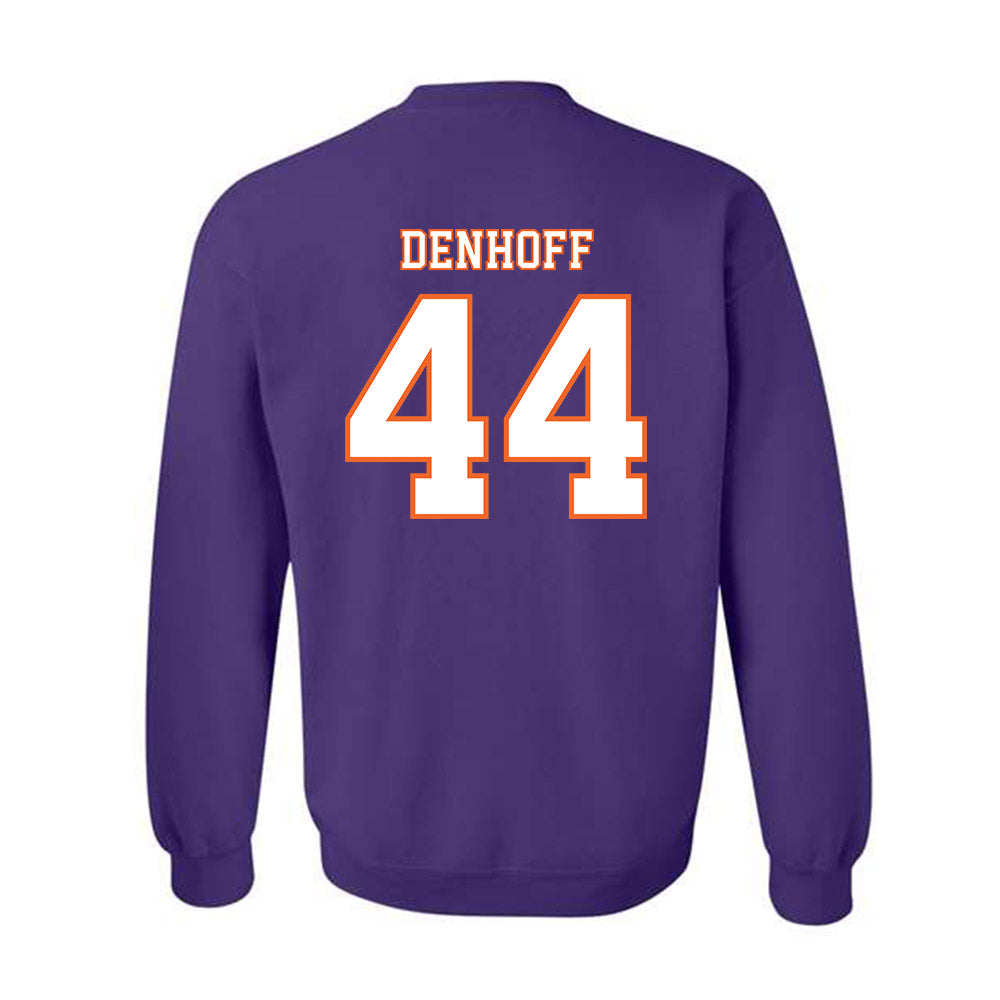 Clemson - NCAA Football : Cade Denhoff - Replica Shersey Crewneck Sweatshirt-1