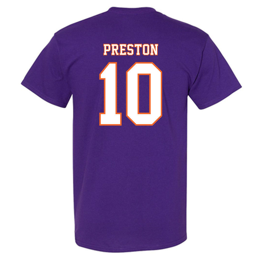 Clemson - NCAA Football : juju preston - Replica Shersey T-Shirt-1