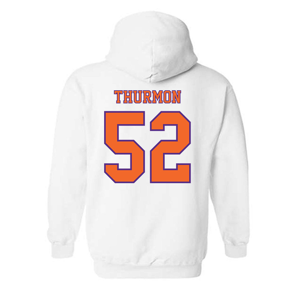 Clemson - NCAA Football : Elyjah Thurmon - Replica Shersey Hooded Sweatshirt