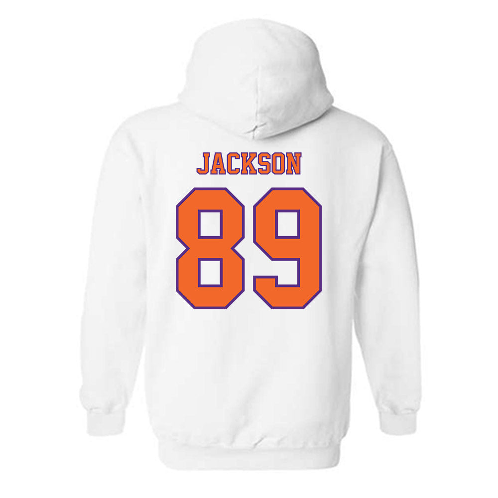 Clemson - NCAA Football : Zach Jackson - Replica Shersey Hooded Sweatshirt-1