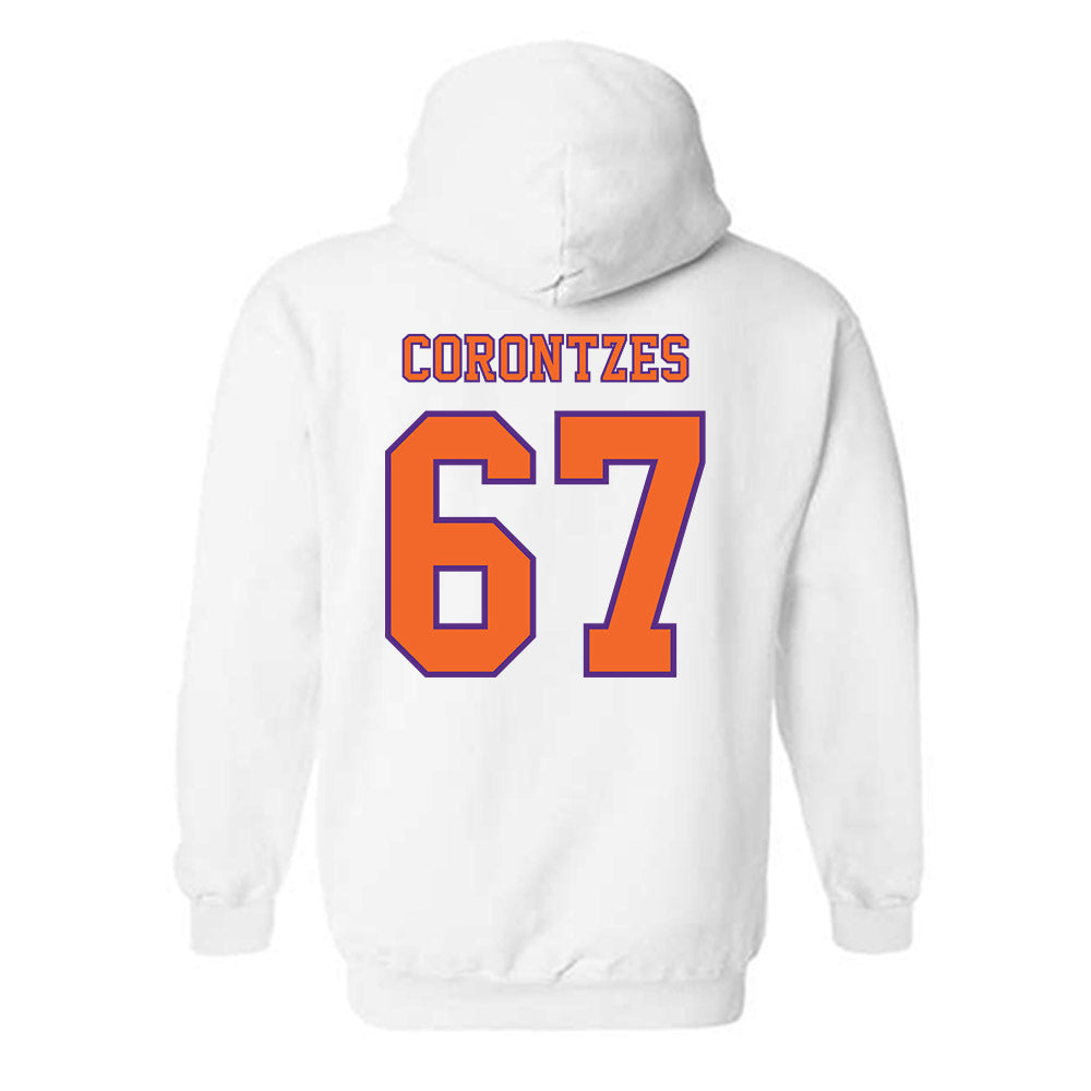 Clemson - NCAA Football : Seth Corontzes - Replica Shersey Hooded Sweatshirt-1