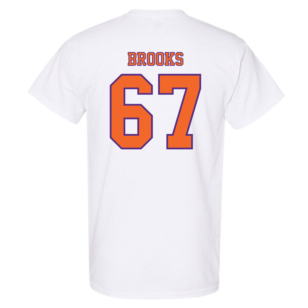 Clemson - NCAA Football : Nathan Brooks - Replica Shersey T-Shirt-1