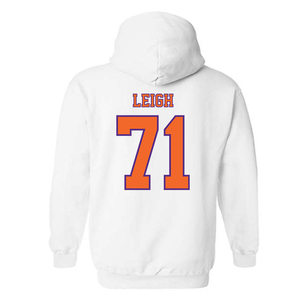 Clemson - NCAA Football : Tristan Leigh - Replica Shersey Hooded Sweatshirt-1