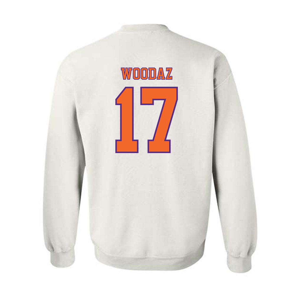 Clemson - NCAA Football : Wade Woodaz - Replica Shersey Crewneck Sweatshirt-1