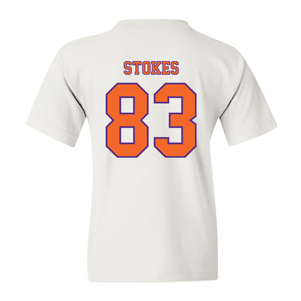 Clemson - NCAA Football : Ethan Stokes - Replica Shersey Youth T-Shirt-1