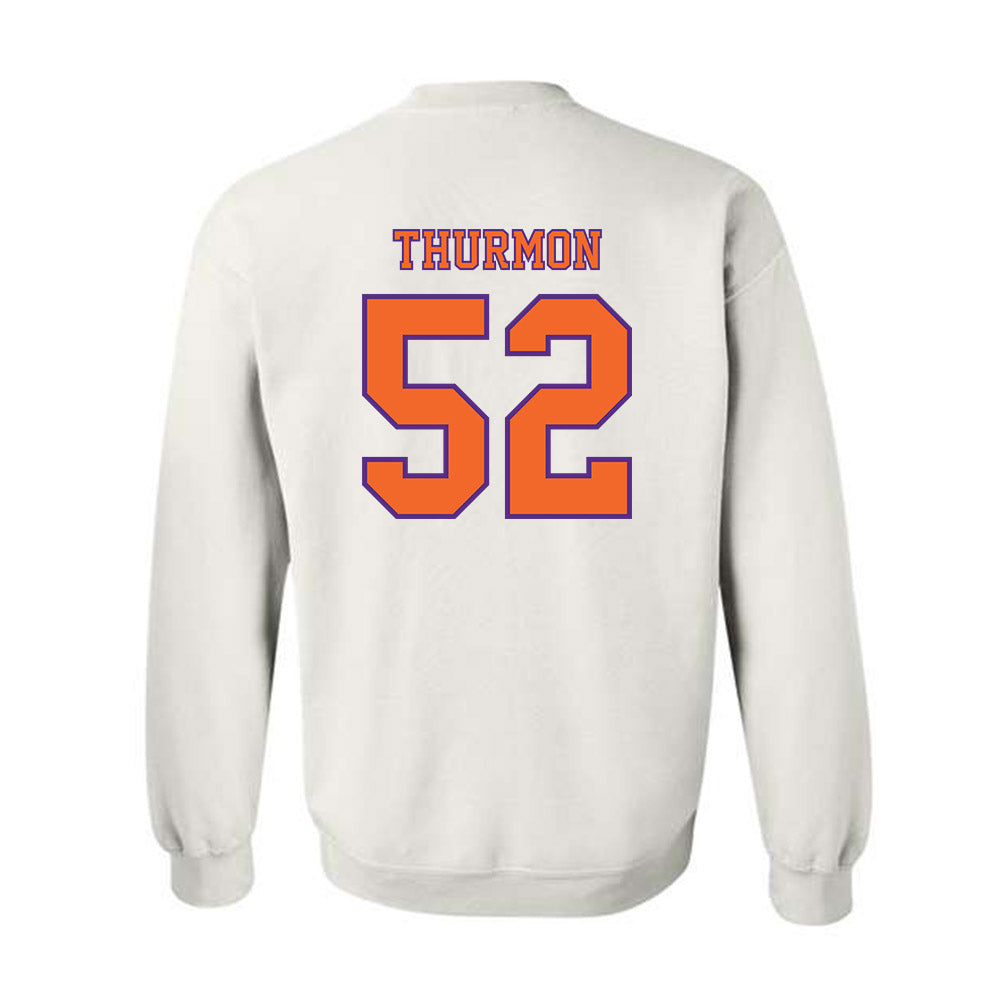 Clemson - NCAA Football : Elyjah Thurmon - Replica Shersey Crewneck Sweatshirt