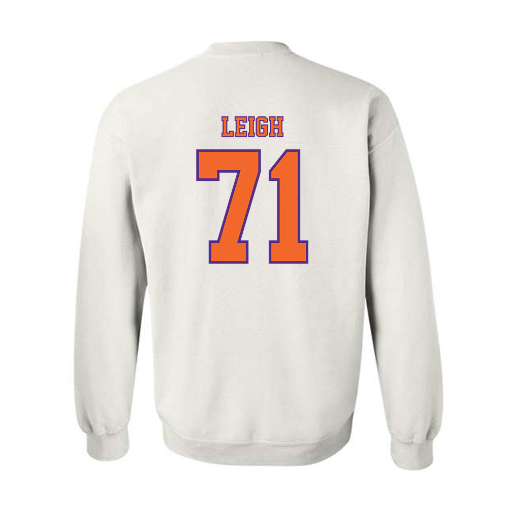 Clemson - NCAA Football : Tristan Leigh - Replica Shersey Crewneck Sweatshirt-1