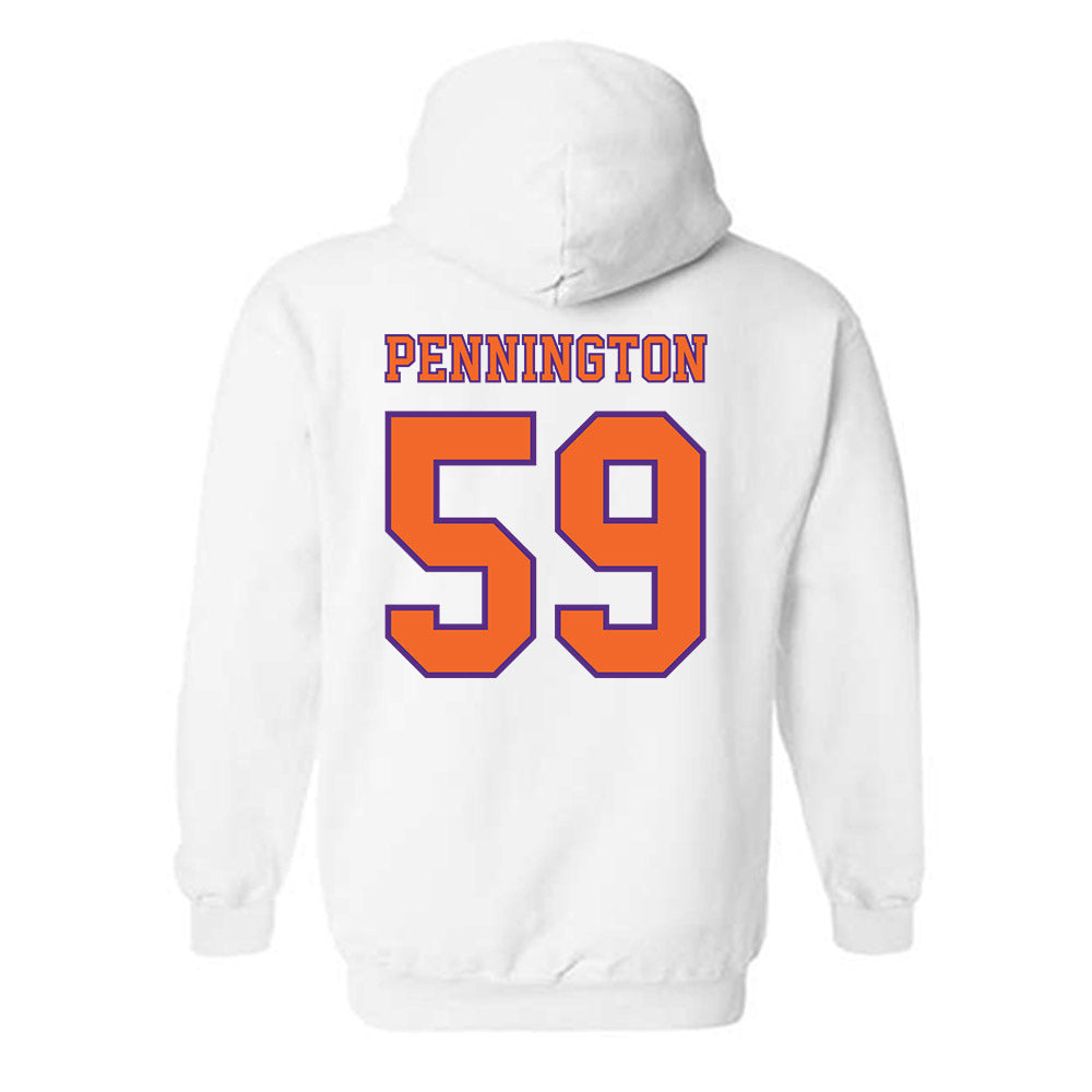 Clemson - NCAA Football : Dietrick Pennington - Replica Shersey Hooded Sweatshirt-1