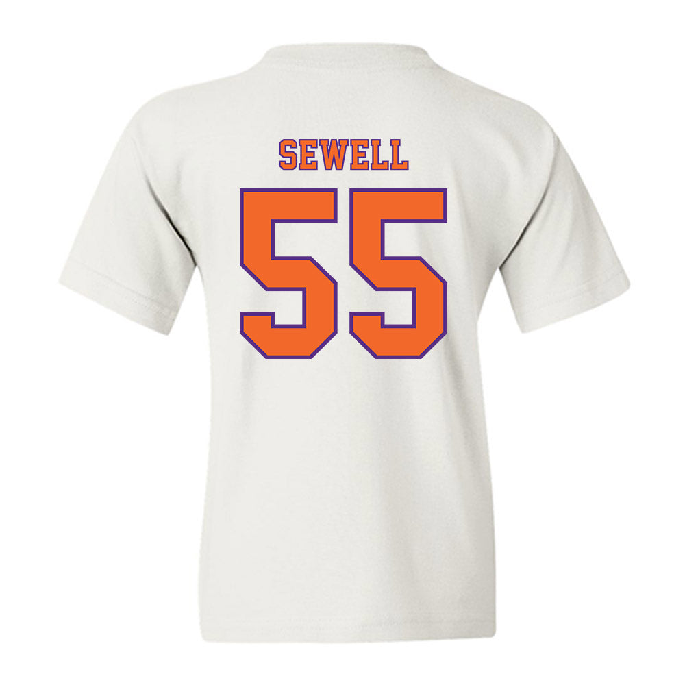 Clemson - NCAA Football : Harris Sewell - Replica Shersey Youth T-Shirt-1