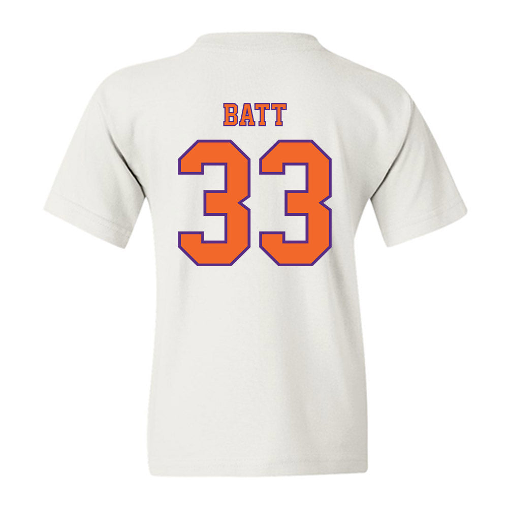 Clemson - NCAA Football : Griffin Batt - Replica Shersey Youth T-Shirt-1