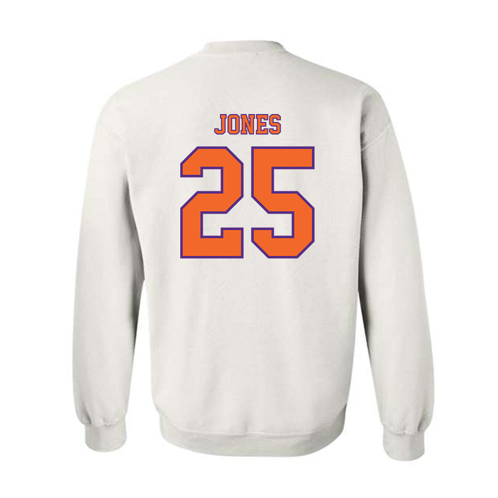 Clemson - NCAA Football : Ricardo Jones - Replica Shersey Crewneck Sweatshirt-1